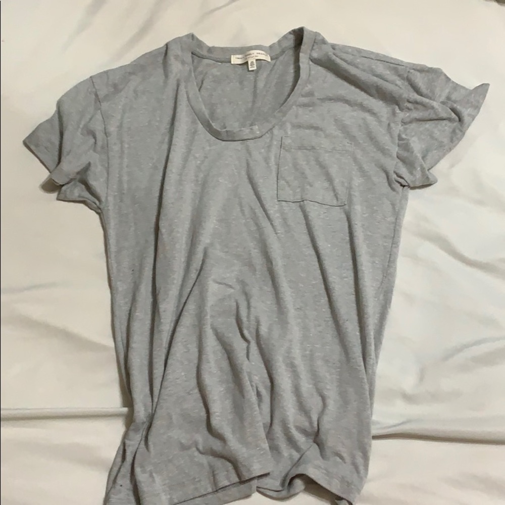 Grey basic tee
